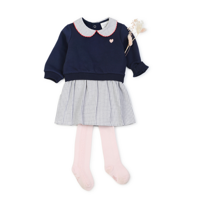 Strumpfhose mit Zopfmuster CARREMENT BEAU MÄDCHEN