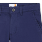 Verstellbare Bermudas aus Twill, MITTELALTERLICHES BLAU, hi-res