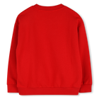Sweatshirt aus ungeb&uuml;rstetem Fleece KENZO KIDS 
                    JUNGE