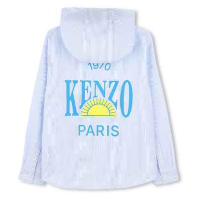 Bedrucktes Kapuzenhemd KENZO KIDS JUNGE