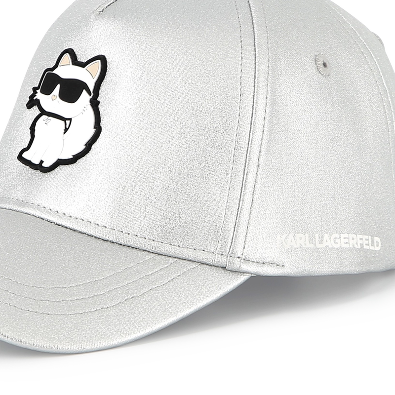 Verstellbares Cap mit Badge KARL LAGERFELD KIDS 
                        M&Auml;DCHEN