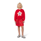 Sweatshirt aus ungeb&uuml;rstetem Fleece KENZO KIDS 
                    M&Auml;DCHEN