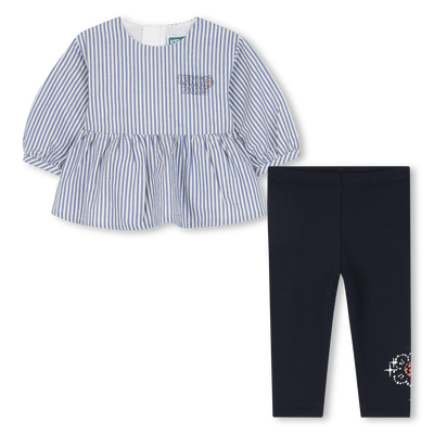 Bluse + Leggings Set KENZO KIDS M&Auml;DCHEN