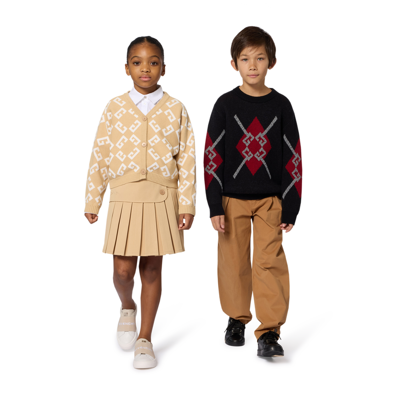 Hemd aus Baumwoll-Jacquard GIVENCHY 
                        M&Auml;DCHEN