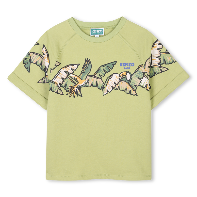 Leichtes T-Shirt aus Molton KENZO KIDS 
                        JUNGE