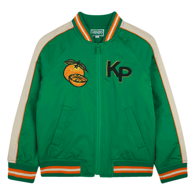 Blouson aus Baumwollsatin KENZO KIDS JUNGE