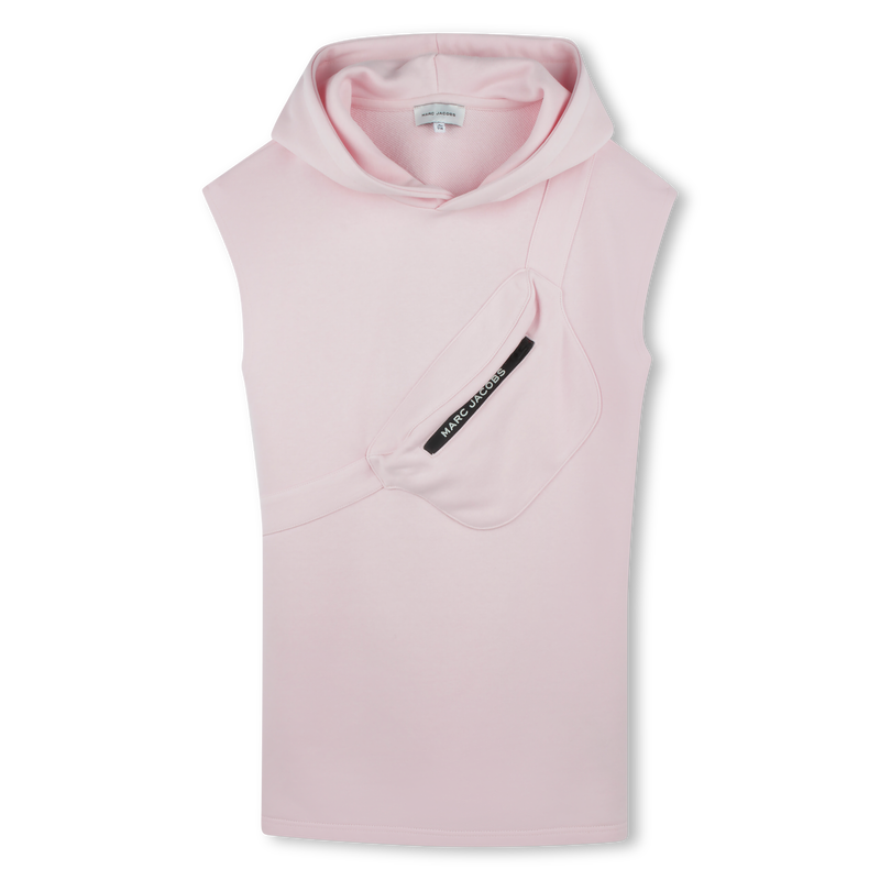 &Auml;rmelloses Kleid mit Kapuze MARC JACOBS 
                        M&Auml;DCHEN