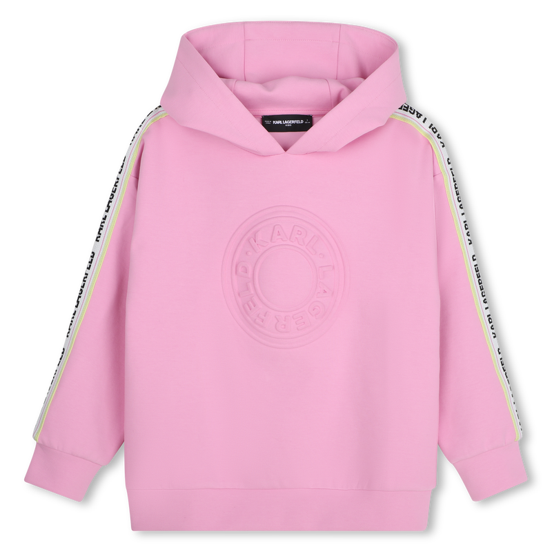 Kapuzensweatshirt KARL LAGERFELD KIDS 
                        M&Auml;DCHEN