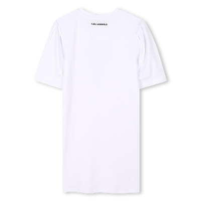 Kurz&auml;rmeliges Kleid KARL LAGERFELD KIDS M&Auml;DCHEN