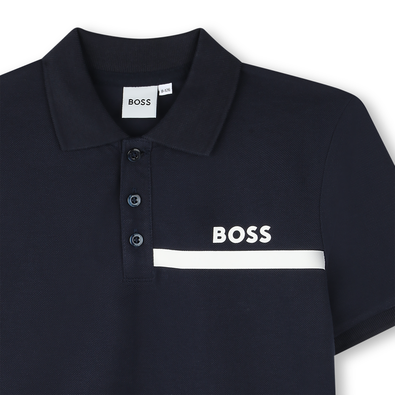 KURZ&Auml;RMELIGES POLOSHIRT BOSS 
                        JUNGE