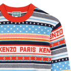 Jacquard-Strickkleid KENZO KIDS 
                    M&Auml;DCHEN