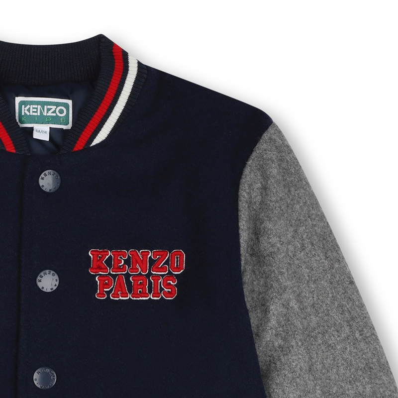 Jacke aus Wollstoff KENZO KIDS 
                        JUNGE