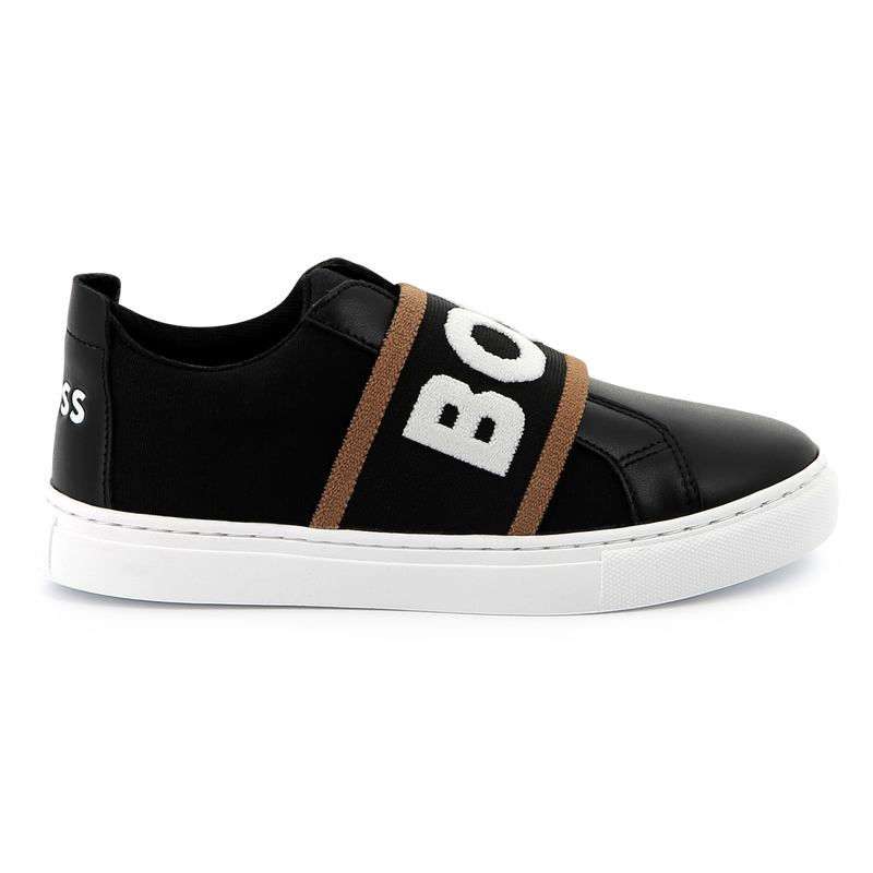 Stretchsneaker aus 2 Materialien BOSS 
                        JUNGE