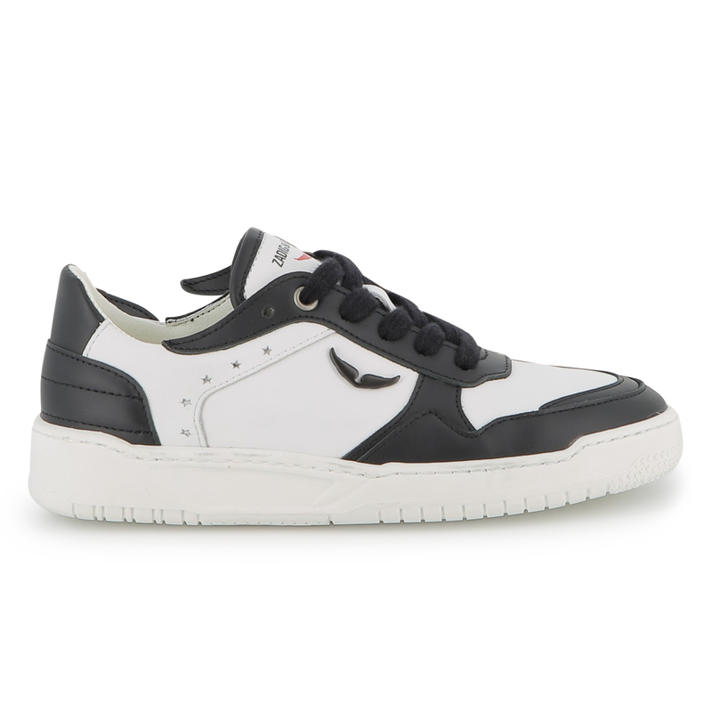 Sneakers zum Schn&uuml;ren aus Rindsleder ZADIG & VOLTAIRE 
                        UNISEX