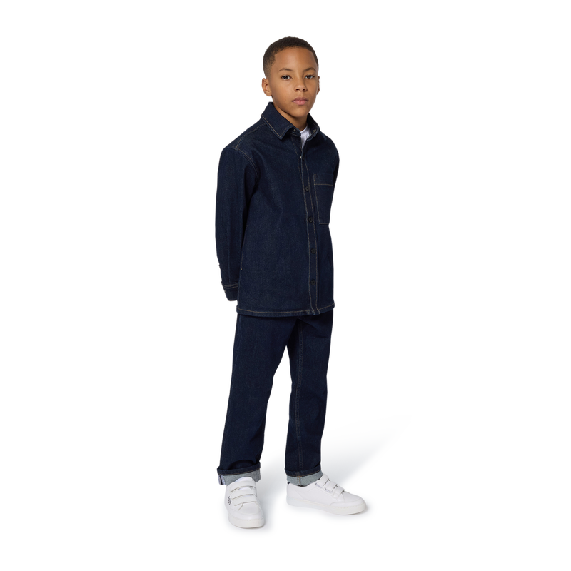 Sneaker aus Rindsleder BOSS 
                        JUNGE