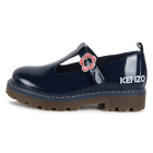 Leder-Ballerinas mit Schnalle KENZO KIDS 
                    M&Auml;DCHEN