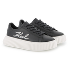 Low-Top-Sneakers mit Schn&uuml;rung KARL LAGERFELD KIDS 
                    M&Auml;DCHEN