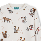 Fleece kleid KENZO KIDS 
                    M&Auml;DCHEN