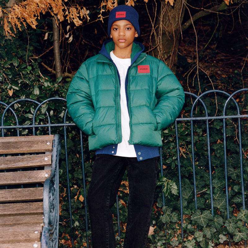 Wasserabweisende Daunenjacke HUGO 
                        JUNGE