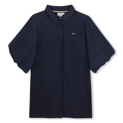 Kleid aus satin&eacute;en Satin BOSS M&Auml;DCHEN