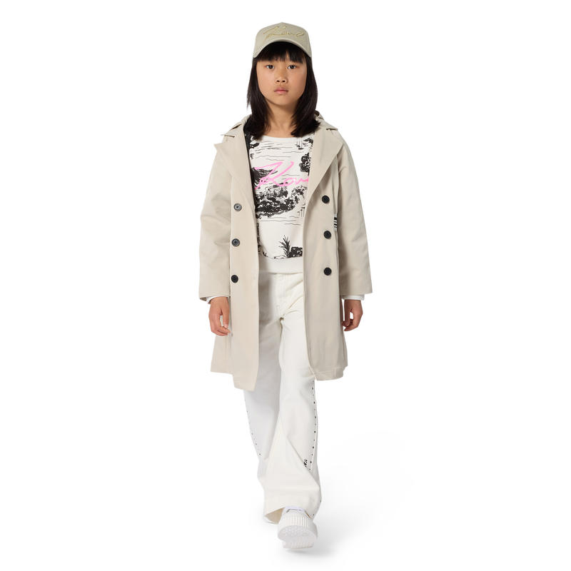GEF&Uuml;TTERTER TRENCHCOAT KARL LAGERFELD KIDS 
                        M&Auml;DCHEN