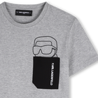 Kurz&auml;rmeliges t-shirt KARL LAGERFELD KIDS 
                    JUNGE