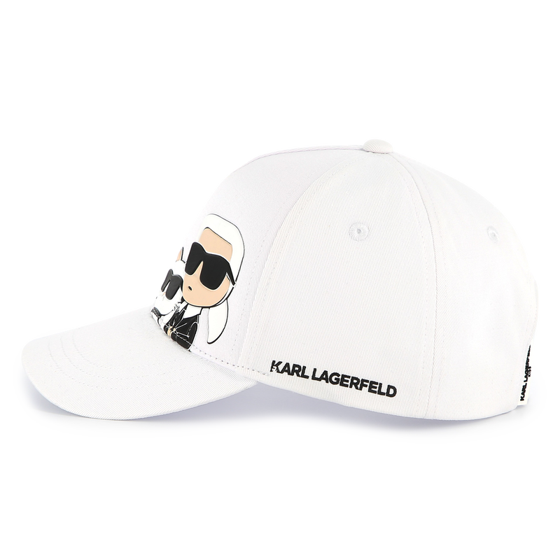 Verstellbare Cap mit Print KARL LAGERFELD KIDS 
                        M&Auml;DCHEN