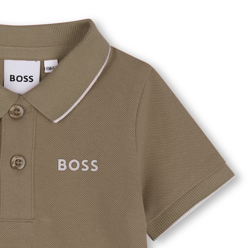 KURZ&Auml;RMELIGES POLOSHIRT BOSS 
                        JUNGE