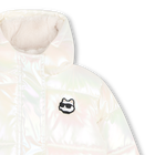 Steppjacke mit Kapuze KARL LAGERFELD KIDS 
                    M&Auml;DCHEN