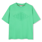 Baumwoll-T-Shirt mit Waschung HUGO 
                    JUNGE
