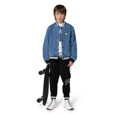 Bedrucktes Baumwoll-T-Shirt DKNY JUNGE