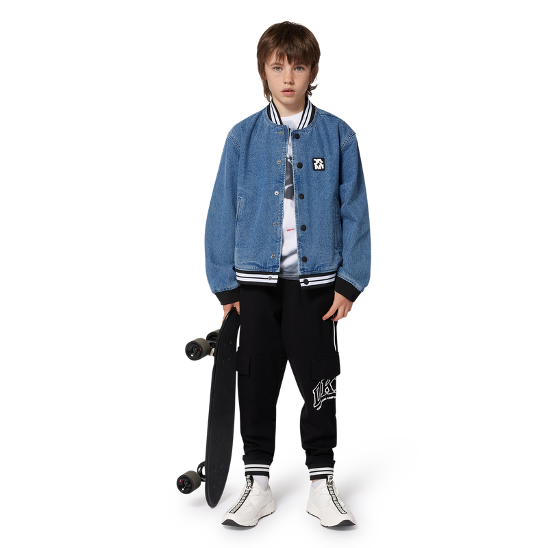 Bedrucktes Baumwoll-T-Shirt DKNY 
                        JUNGE