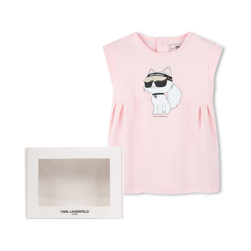 Ausgestelltes Kleid mit Grafik KARL LAGERFELD KIDS 
                        M&Auml;DCHEN