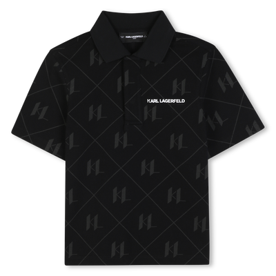 Kurzarm-Polo KARL LAGERFELD KIDS JUNGE