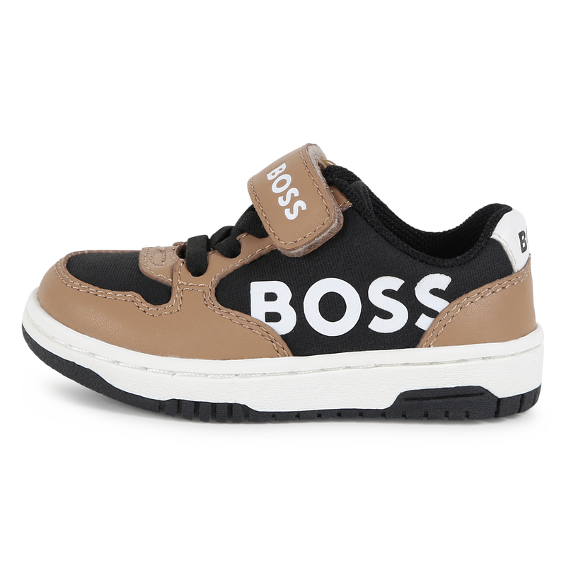 Schn&uuml;r-Sneakers mit Klett BOSS 
                        JUNGE