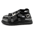 Leder-Sandalen mit Schnalle KARL LAGERFELD KIDS 
                    M&Auml;DCHEN
