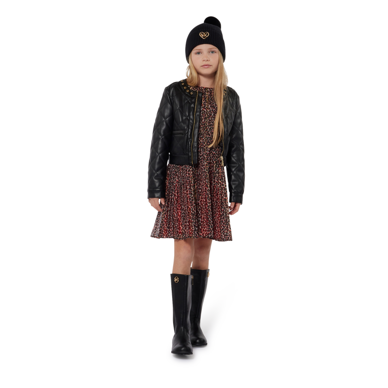 Kleid mit Leopardenmuster MICHAEL KORS 
                        M&Auml;DCHEN