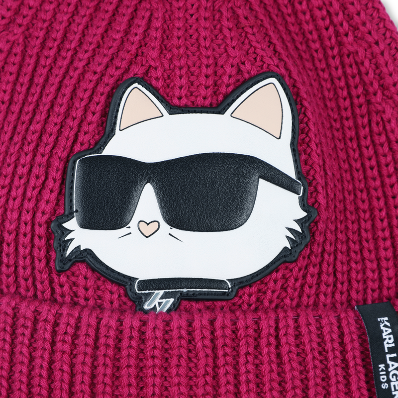 Set aus M&uuml;tze + Halsw&auml;rmer KARL LAGERFELD KIDS 
                        M&Auml;DCHEN