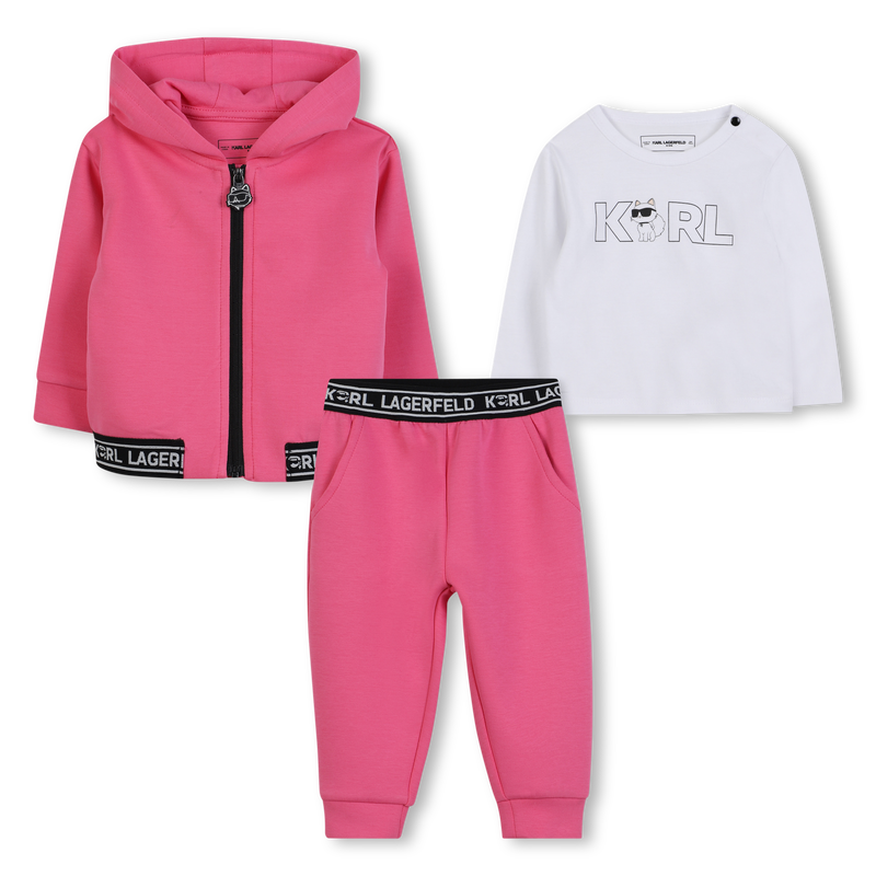 3-teiliges Jogging-Set KARL LAGERFELD KIDS 
                        M&Auml;DCHEN