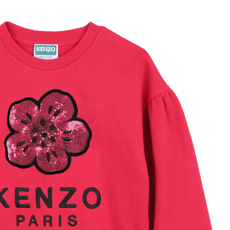Lang&auml;rmeliges Sweatshirt mit Ballon KENZO KIDS 
                        M&Auml;DCHEN