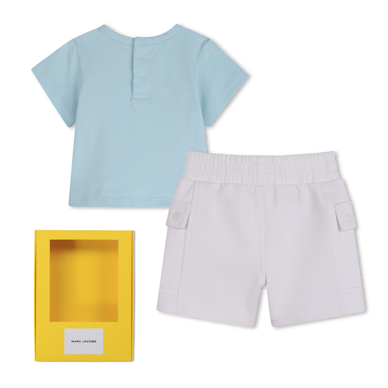 SET AUS T-SHIRT UND SHORTS MARC JACOBS 
                        UNISEX