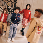 Schlaghose aus Baumwolle KENZO KIDS 
                    M&Auml;DCHEN