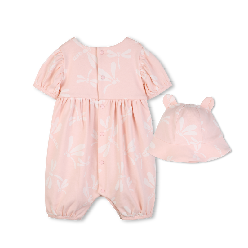 SET AUS PLAYSUIT UND BUCKET HAT KENZO KIDS 
                        M&Auml;DCHEN