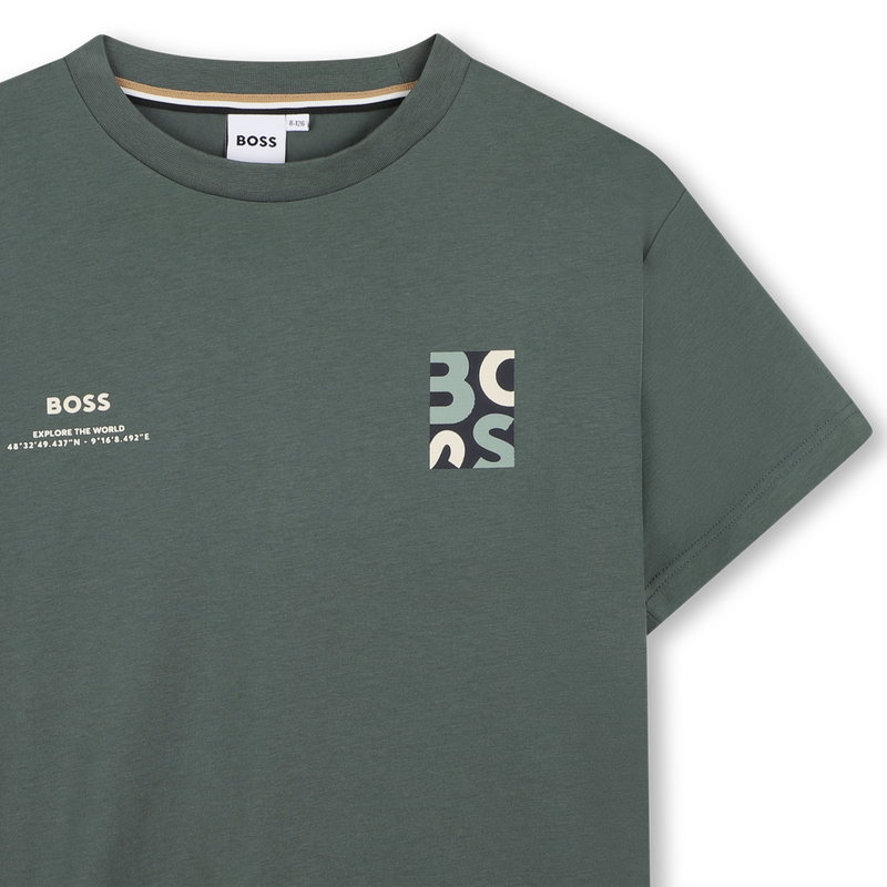 KURZ&Auml;RMELIGES T-SHIRT BOSS 
                        JUNGE