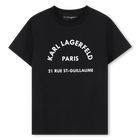 T-Shirt mit kurzen &Auml;rmeln KARL LAGERFELD KIDS 
                    JUNGE