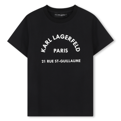T-Shirt mit kurzen &Auml;rmeln KARL LAGERFELD KIDS JUNGE