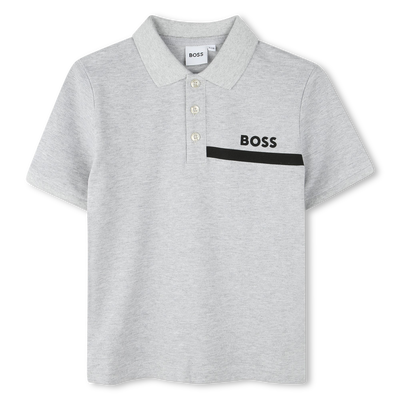 KURZ&Auml;RMELIGES POLOSHIRT BOSS JUNGE