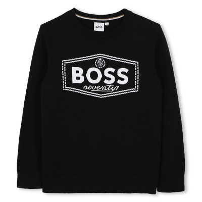 Baumwoll-Pullover BOSS JUNGE