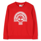 Fleece-sweatshirt, ROT, hi-res