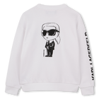 Bedrucktes sweatshirt KARL LAGERFELD KIDS 
                    JUNGE
